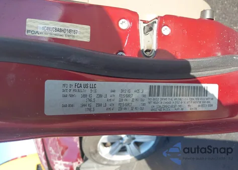 2017 Jeep Compass Sport Fwd from USA, damaged, VIN 1C4NJCBA8HD148167